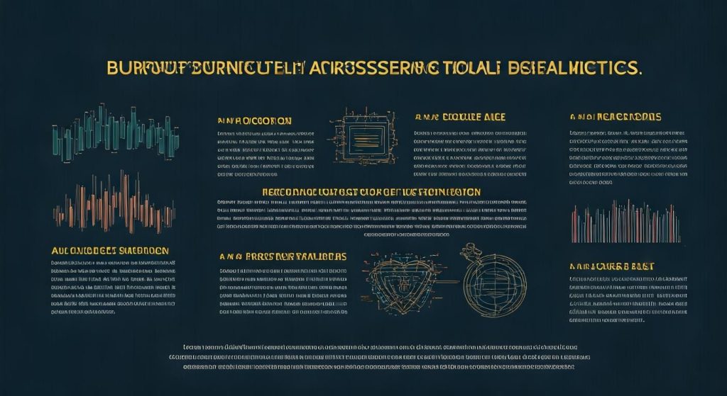 번아웃 증후군 다양한 직업군 통계 데이터 시각화 바 차트 선 그래프 기술 다이어그램으로 구성된 복잡한 분석 인포그래픽