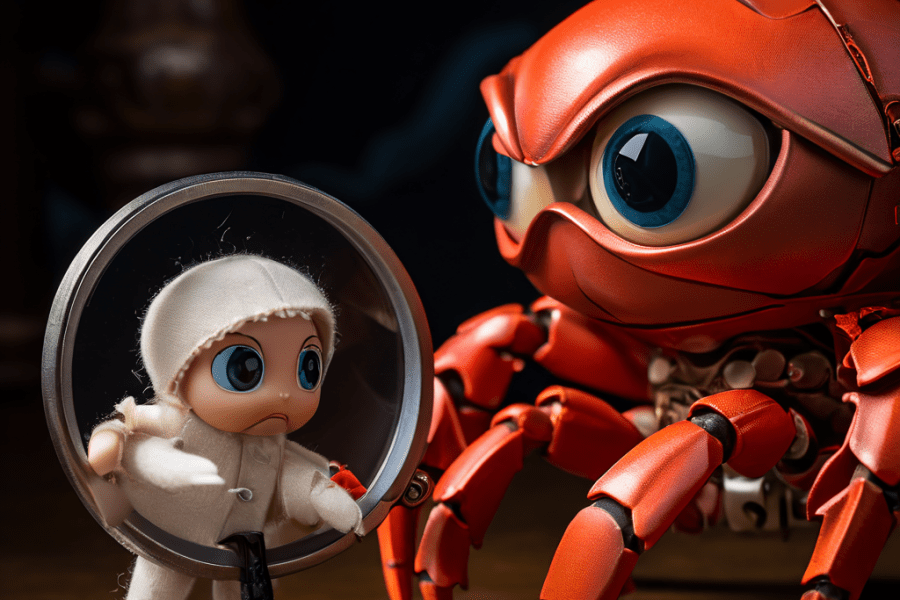 인형 뽑기 기계 집게가 인형을 놓치는 순간의 탄식