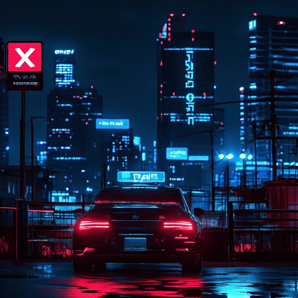 한밤중에 카카오 택시 예약에 실패한 스마트폰 화면 위로, 문제 진단을 위한 체크리스트와 플로우차트가 도시 야경을 배경으로 점차 나타나는 모습을 묘사한 이미지입니다.