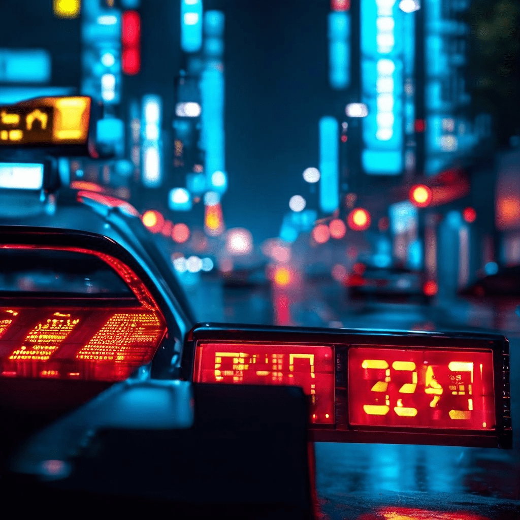 알고리즘의 판단 기준을 속이기 위해 디지털 도구로 '거리'와 '평점' 같은 택시 배차 우선순위 변수를 해부하고 조작하는 빛나는 디스패치 화면을 상징적으로 표현한 이미지입니다.