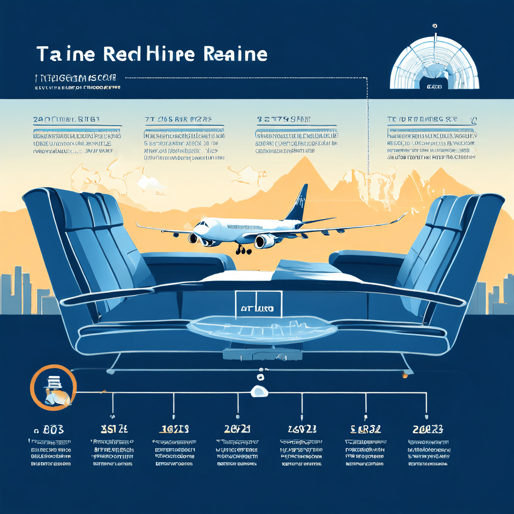 항공사 수익 관리 개념을 설명하는 인포그래픽으로, 좌석 지도에 일부 자리가 잠겨 있고 출발일이 가까워질수록 항공권 가격이 상승하는 그래프를 함께 보여줍니다.