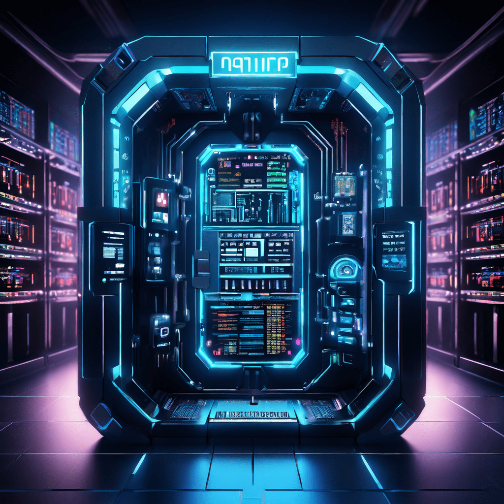 디지털 도박 시장 금고를 보호하는 복잡한 전자 보안 장치가 쿼리 로직 회로를 통해 유입되는 위험 데이터 스트림을 분석하고 차단하는 고급 온라인 베팅 리스크 관리 시스템을 상징적으로 묘사합니다.