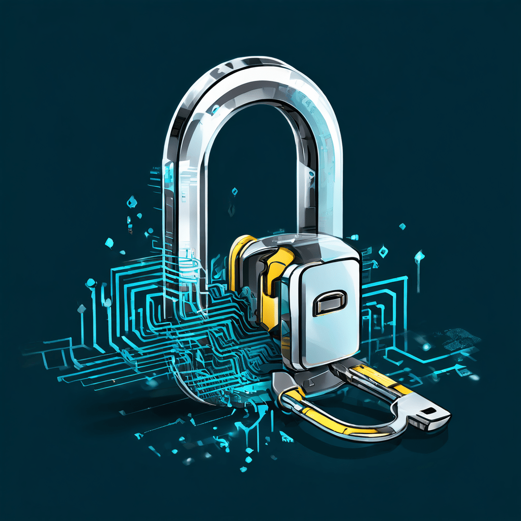 디지털 도어락의 지문 인식기와 화면이 깨진 키패드를 지나 종이 클립으로 자물쇠를 열고 있는 모습으로, 물리적 보안 우회의 위험성을 시각적으로 보여줍니다.